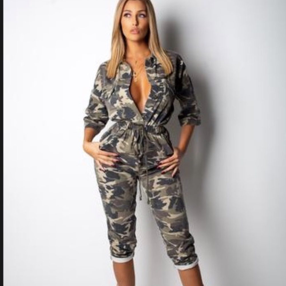 Camouflage Jumpsuit